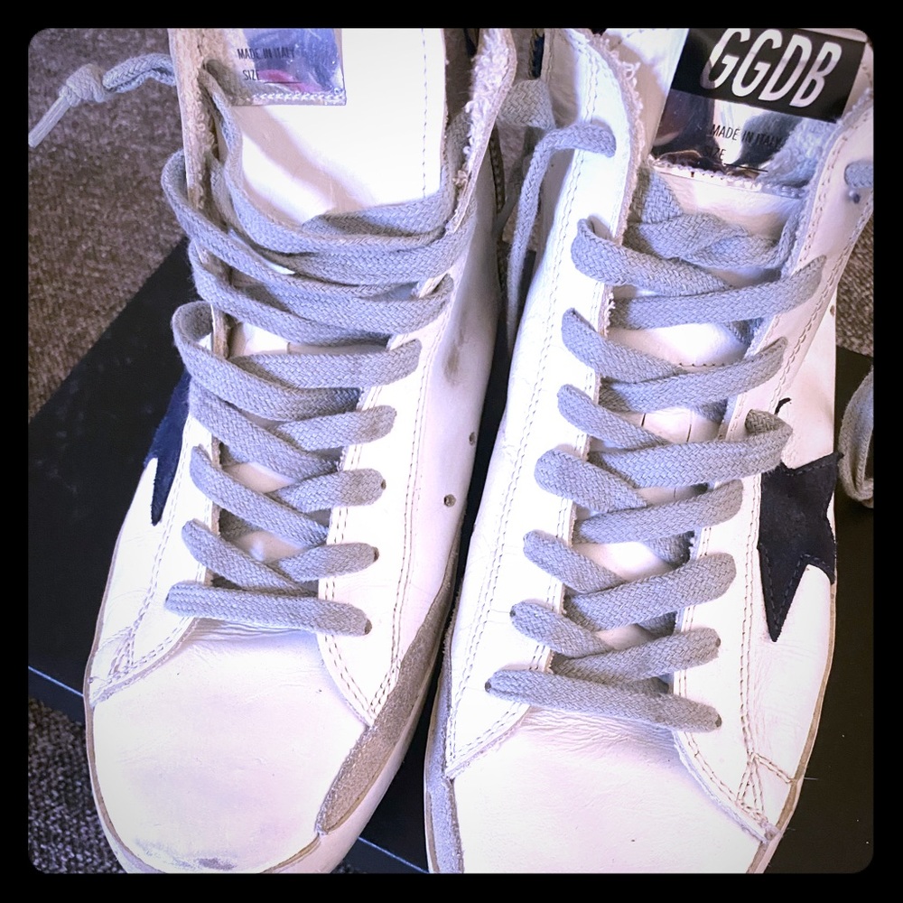 GOLDEN GOOSE ⭐️ Deluxe Brand HighTop Sneak…